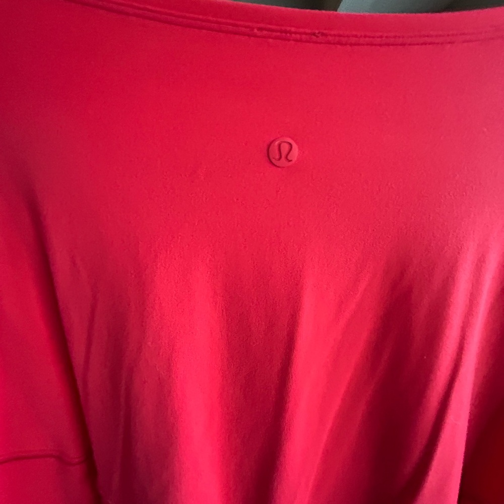 lululemon athletica Bold Red Sweatshirt